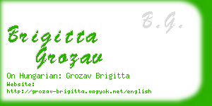 brigitta grozav business card